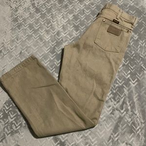 Men’s Wrangler Jeans - Khaki Color Size 32x32